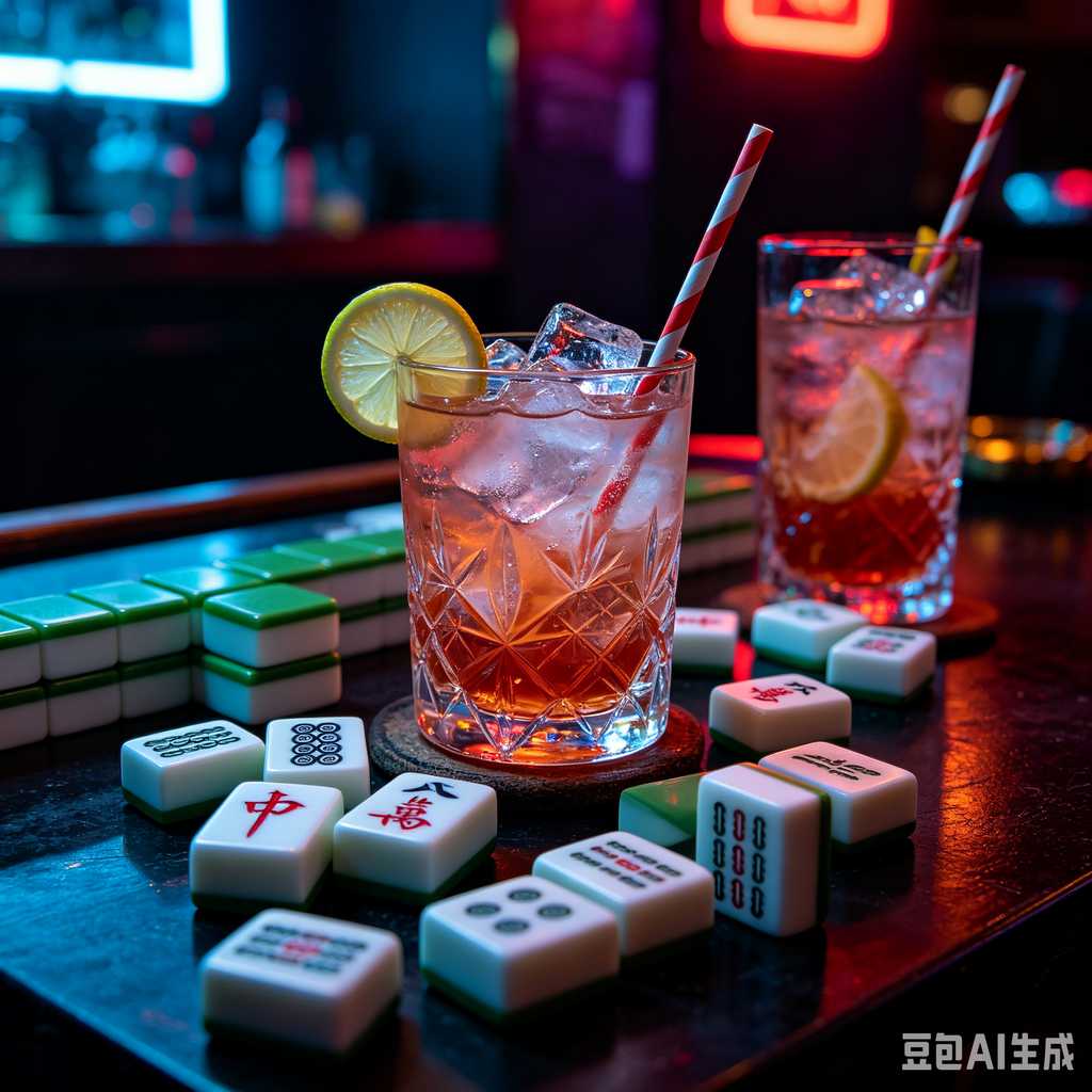gradient blue mahjong tiles